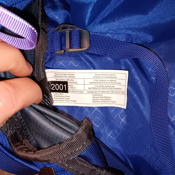 Gregory Vibrant Blue Hiking Backpack - Picture 9 of 15